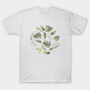 Tropicals - Watercolor greenery T-Shirt